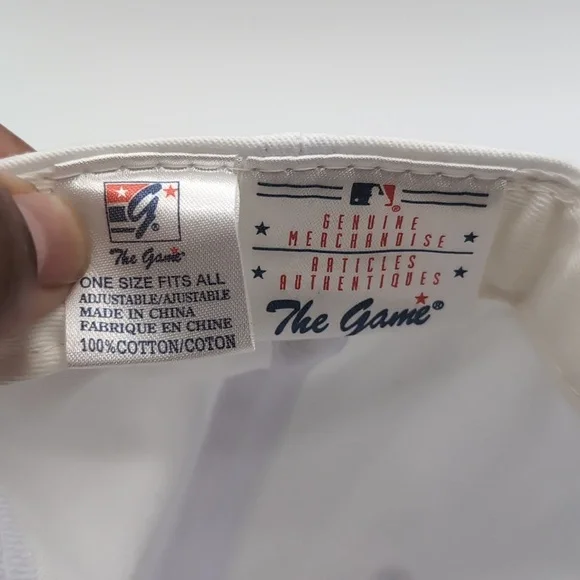 The Game| NWT Vintage MLB Detroit Tigers White Sports Cap Snap Back - Picture 9 of 10